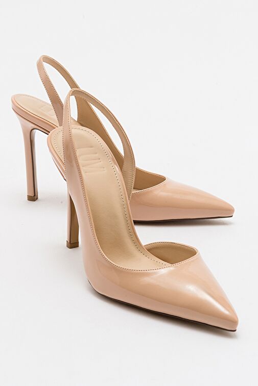 TWİNE Bej Rugan Kadın Topuklu Ayakkabı - Görsel 2