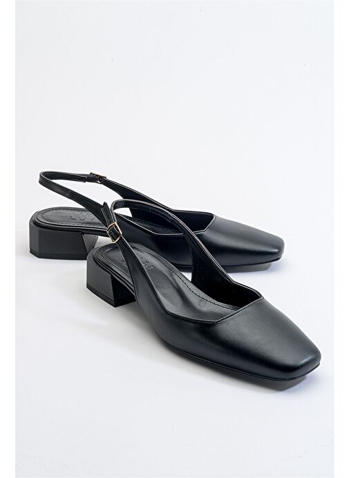 STATE Siyah Cilt Kadın Topuklu Ayakkabı - Görsel 2