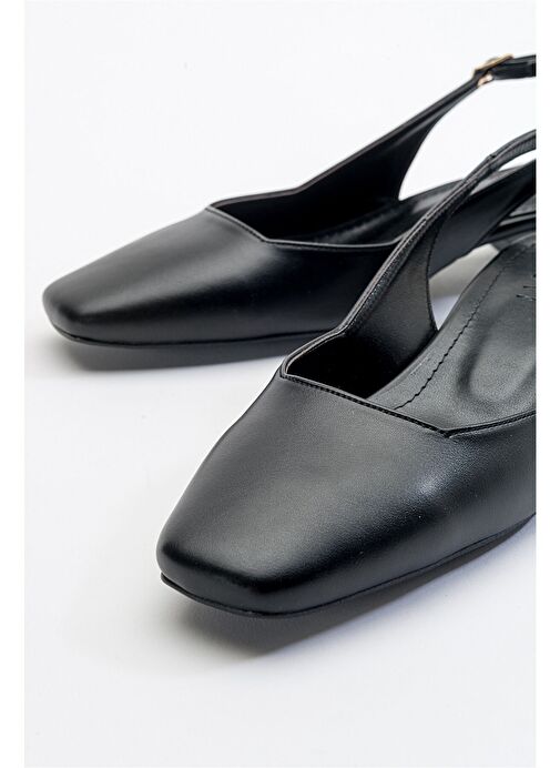 STATE Siyah Cilt Kadın Topuklu Ayakkabı - Görsel 4