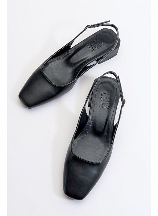 STATE Siyah Cilt Kadın Topuklu Ayakkabı - Görsel 5