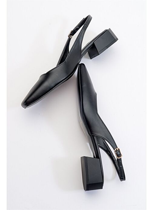 STATE Siyah Cilt Kadın Topuklu Ayakkabı - Görsel 6