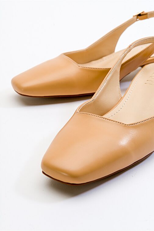 STATE Koyu Bej Cilt Kadın Topuklu Ayakkabı - Görsel 6