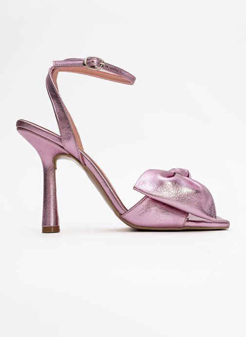 PİLA Pembe Kadın Topuklu Ayakkabı - Görsel 7