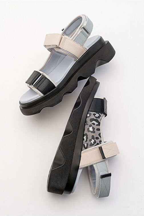 Luvi Shoes Çok Renkli Kadın Sandalet 98-233527 - Görsel 5