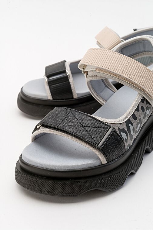 Luvi Shoes Çok Renkli Kadın Sandalet 98-233527 - Görsel 6