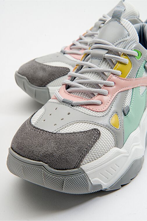 LECCE Beyaz Multi Kadın Spor Ayakkabı - Görsel 4