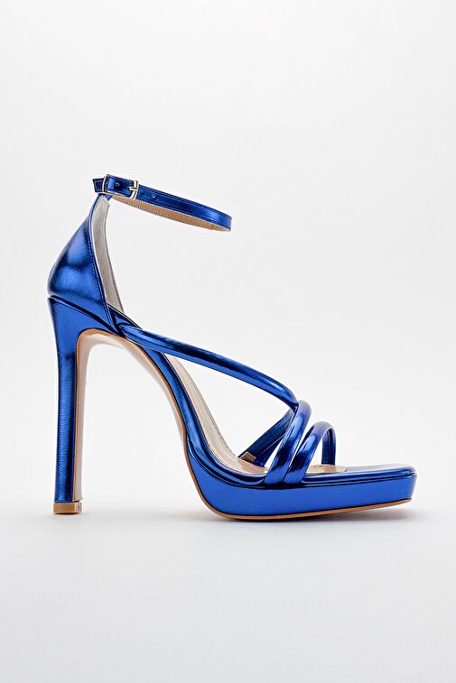 SHELP Sax Mavi Kadın Topuklu Ayakkabı - Görsel 7