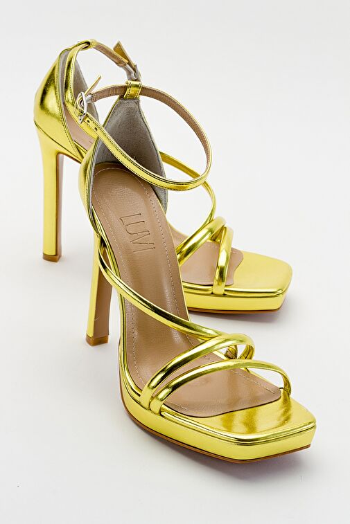 SHELP Açık Yeşil Kadın Topuklu Ayakkabı - Görsel 2