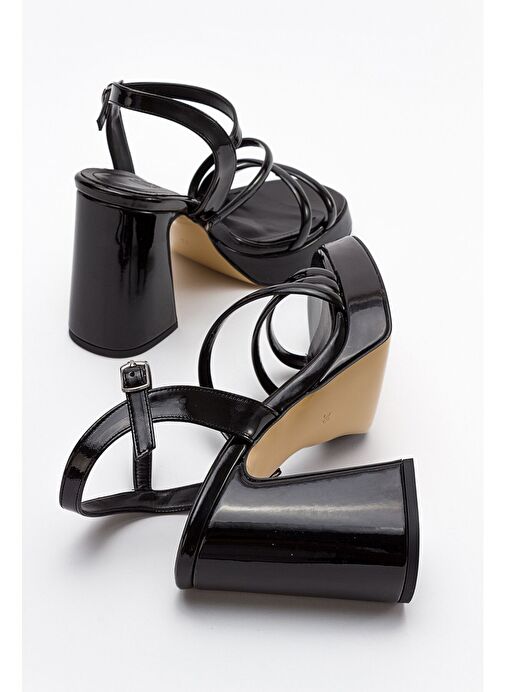 Luvi Shoes Luvi Shoes HEAS Siyah Kadın Topuklu Ayakkabı | Boyner Siyah - 3. görsel