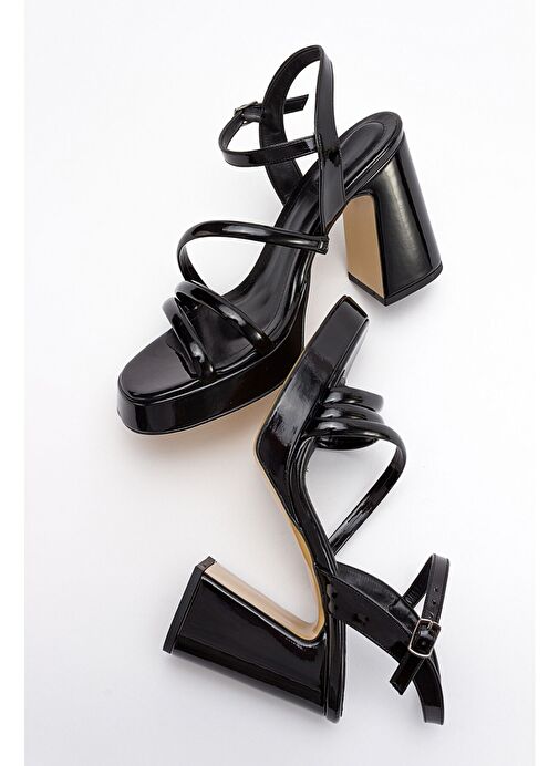 Luvi Shoes Luvi Shoes HEAS Siyah Kadın Topuklu Ayakkabı | Boyner Siyah - 6. görsel