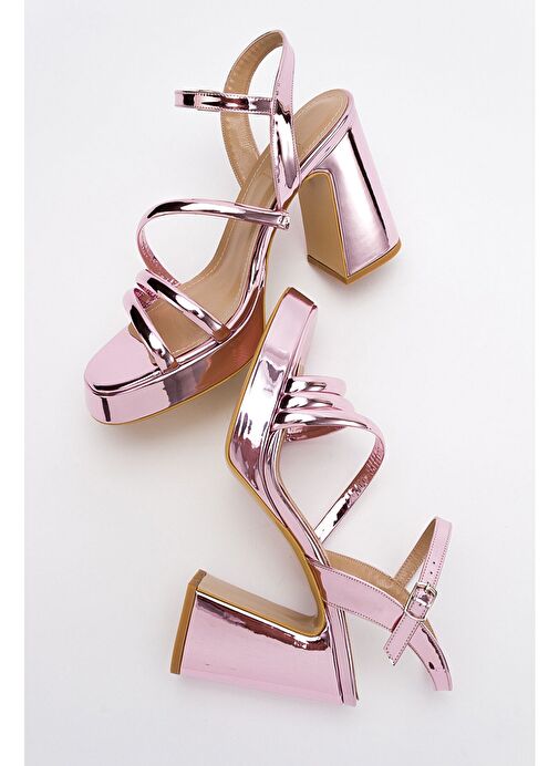 Luvi Shoes Sedef Kadın Topuklu Ayakkabı 168-202 - Görsel 6