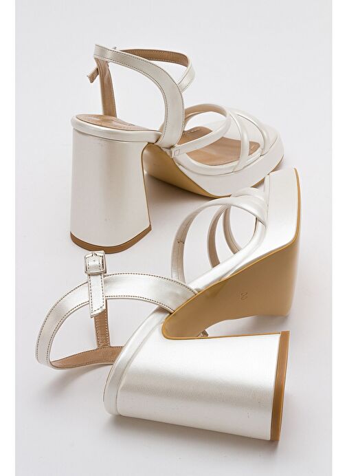 HEAS Sedef Kadın Topuklu Ayakkabı - Görsel 3