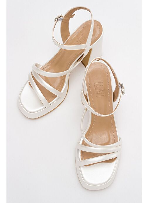 HEAS Sedef Kadın Topuklu Ayakkabı - Görsel 4