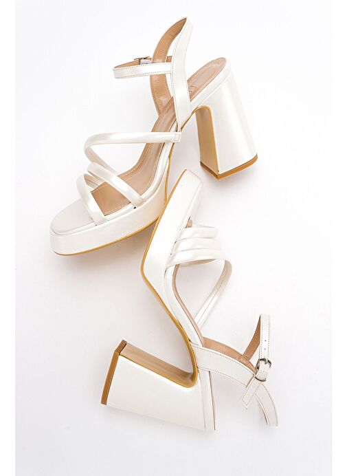 HEAS Sedef Kadın Topuklu Ayakkabı - Görsel 5