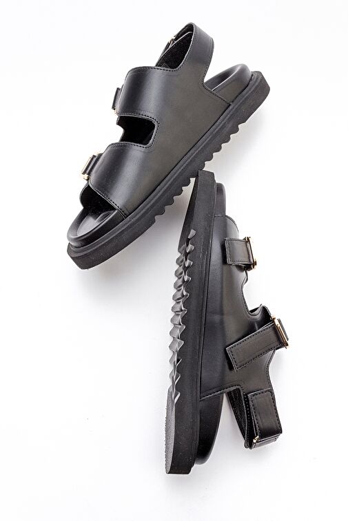 HERMOSA Siyah Kadın Sandalet - Görsel 5