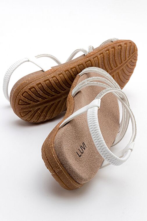 Luvi Shoes Siyah Kadın Sandalet 98-2546 - Görsel 4