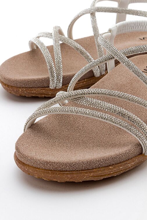 Luvi Shoes Siyah Kadın Sandalet 98-2546 - Görsel 5