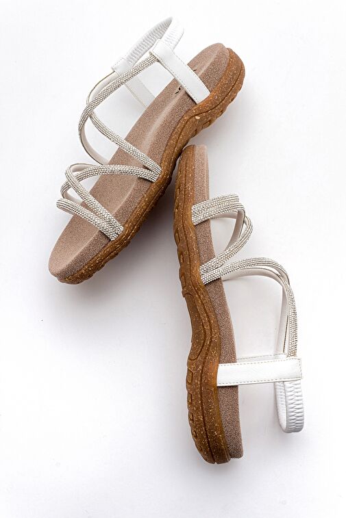 Luvi Shoes Siyah Kadın Sandalet 98-2546 - Görsel 6