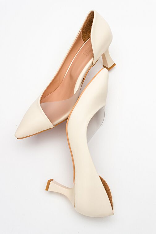 Luvi Shoes Platin Kadın Stiletto 101-353 - Görsel 3