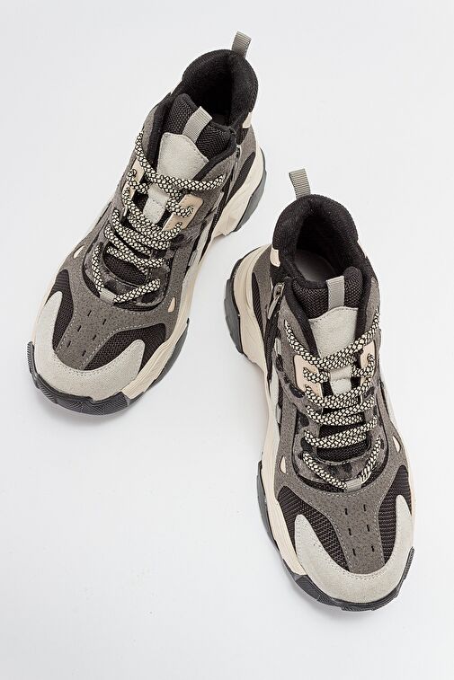 LOWEL Buz Siyah Kadın Spor Bot - Görsel 3