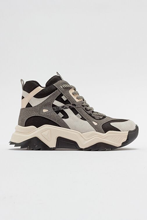 LOWEL Buz Siyah Kadın Spor Bot - Görsel 7