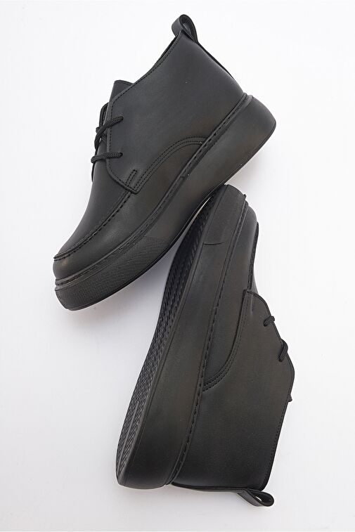 VALVE Siyah Cilt Kadın Bot - Görsel 3