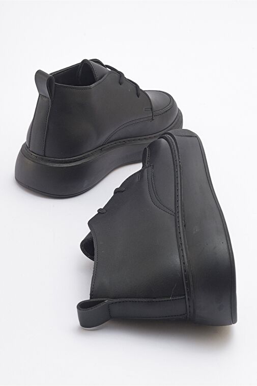 VALVE Siyah Cilt Kadın Bot - Görsel 4