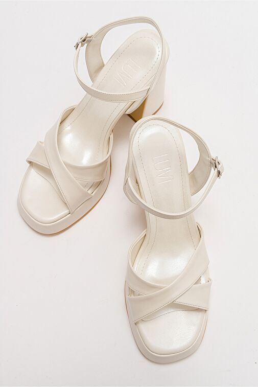 LELLO Sedef Kadın Platform Topuklu Ayakkabı - Görsel 5