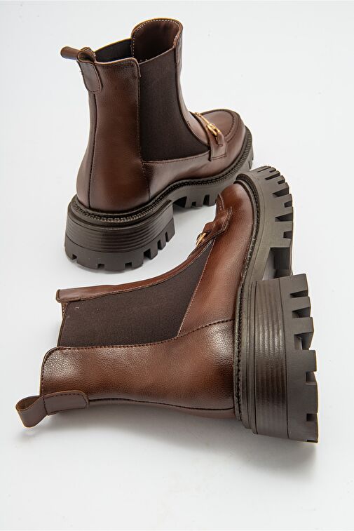 VESPER Taba Tokalı Kadın Chelsea Bot - Görsel 6