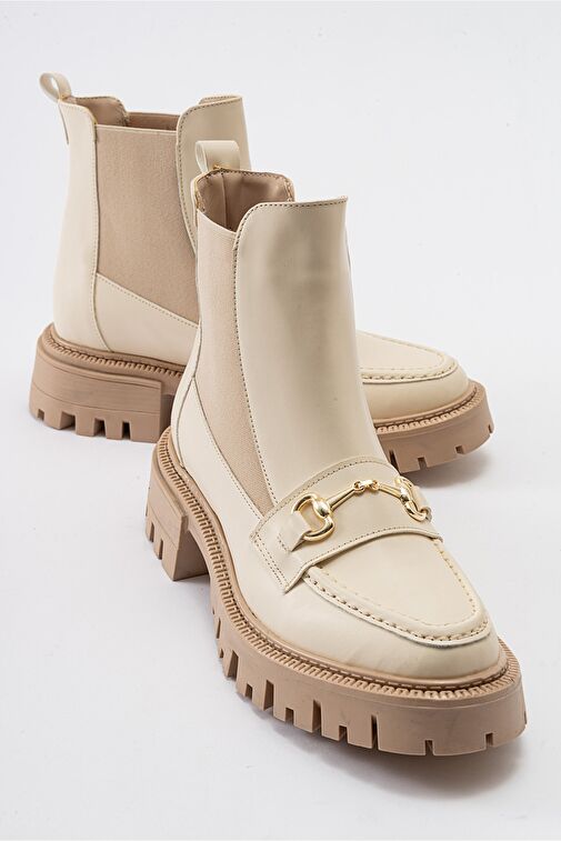 VESPER Bej Tokalı Kadın Chelsea Bot - Görsel 2