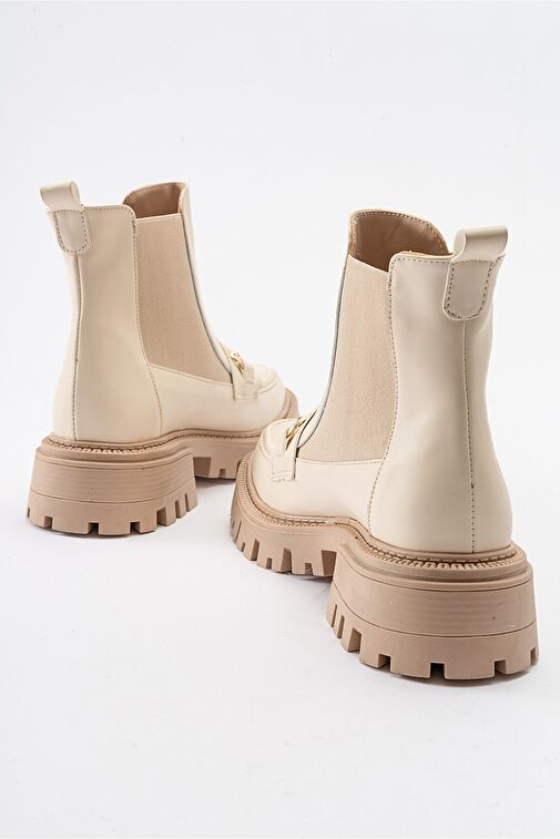 VESPER Bej Tokalı Kadın Chelsea Bot - Görsel 6