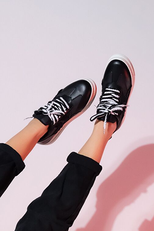 Luvi Shoes Bej Kadın Sneaker 223-1513 - Görsel 5