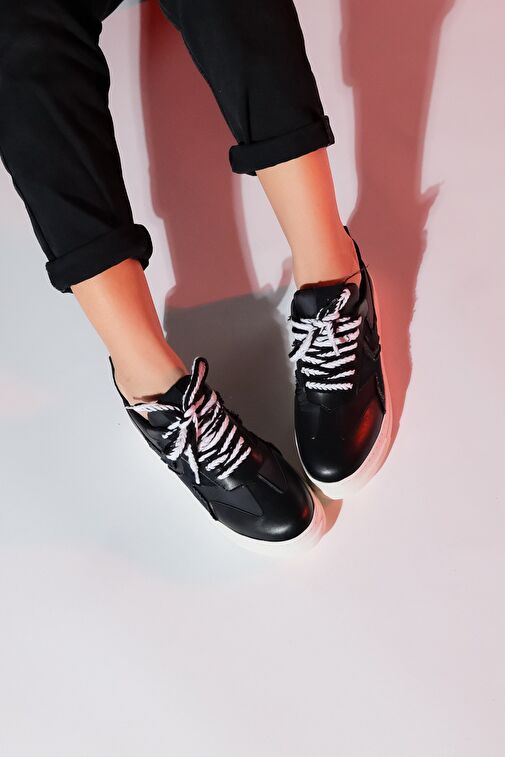 Luvi Shoes Bej Kadın Sneaker 223-1513 - Görsel 6