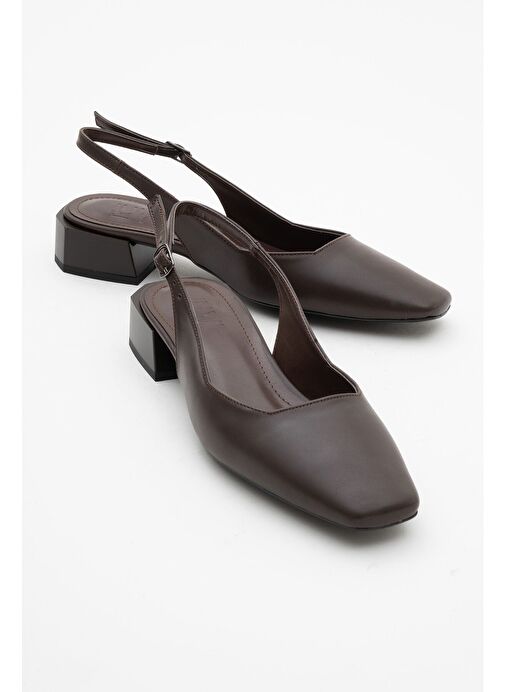 STATE Kahve Cilt Kadın Topuklu Ayakkabı - Görsel 2