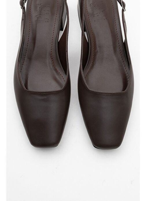 STATE Kahve Cilt Kadın Topuklu Ayakkabı - Görsel 3