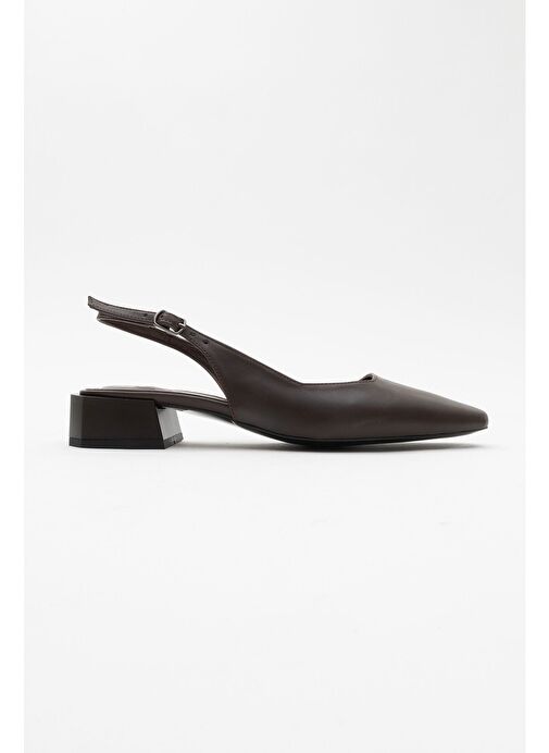 STATE Kahve Cilt Kadın Topuklu Ayakkabı - Görsel 6