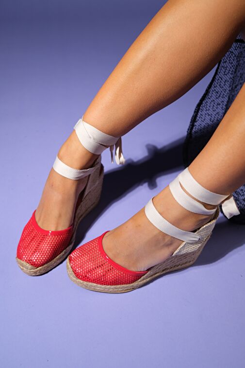 Luvi Shoes Bej Kadın Topuklu Sandalet 170-5005 - Görsel 6