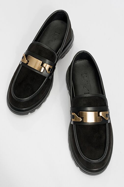 Luvi Shoes Bej Kadın Loafer 1-566KA515 - Görsel 4