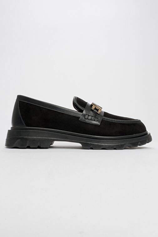 Luvi Shoes Bej Kadın Loafer 1-566KA515 - Görsel 2
