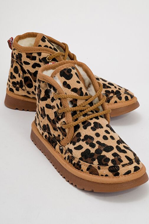 MİNGO Siyah Sarı Desenli Bağcıklı Kadın Spor Bot - Görsel 2