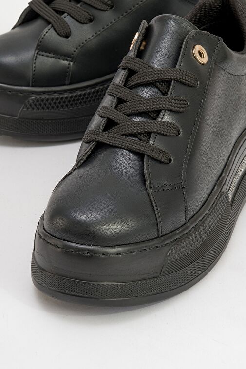 Luvi Shoes Siyah Kadın Sneaker 74-600 - Görsel 4