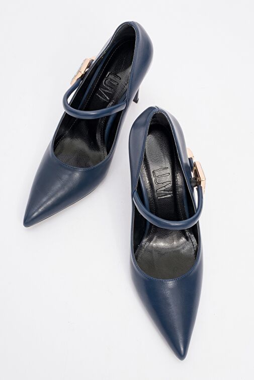 PATTAYA Laci Cilt Taş Detaylı Kadın İnce Topuklu Ayakkabı - Görsel 3