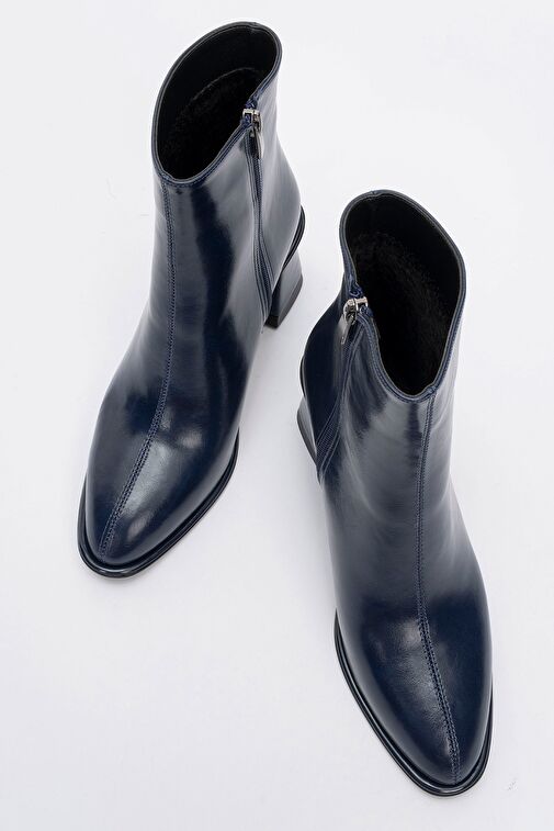 ALBA Laci Cilt Kadın Kalın Topuklu Bot - Görsel 3