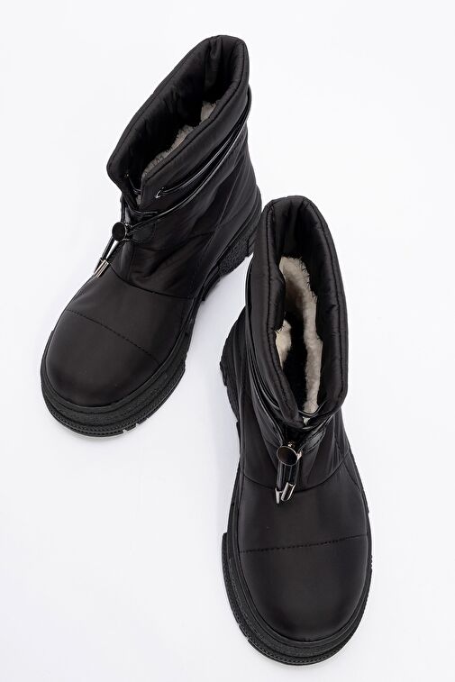 MESTA Siyah Paraşüt Kadın Bot - Görsel 3
