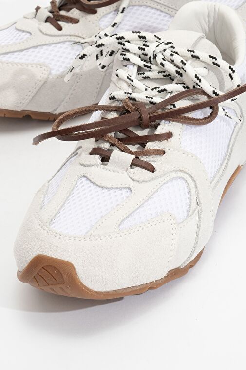 Luvi Shoes Beyaz Kadın Sneaker 223-2423 - Görsel 4