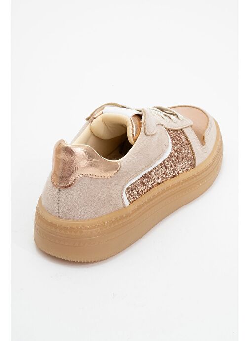 FELİPE Bej Cam Kırığı Kadın Spor Ayakkabı - Görsel 5