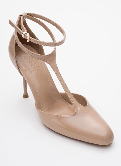 JON Bej Rugan Kadın İnce Topuklu Ayakkabı - Görsel 4