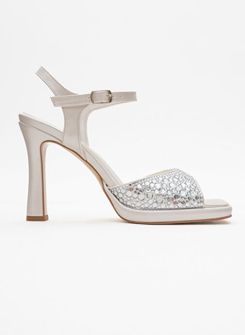 ANCHE Sedef Taşlı Kadın Abiye Ayakkabı - Görsel 7