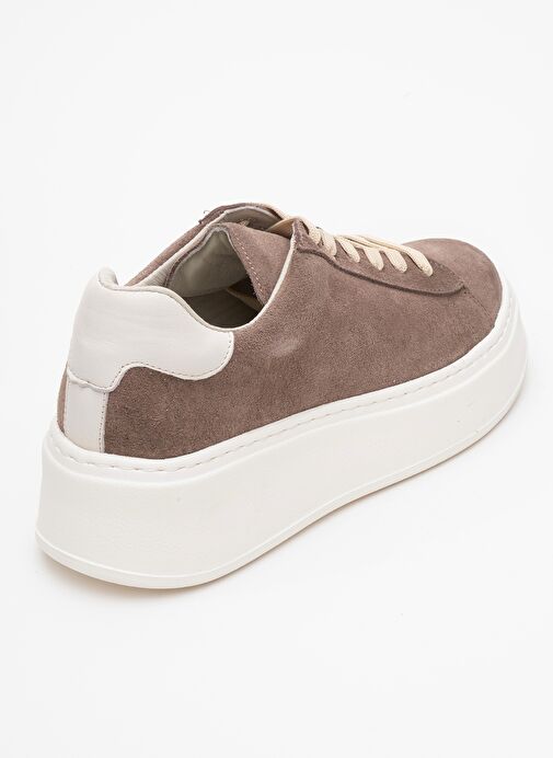 GUENO Kum Hakiki Deri Süet Kadın Spor Ayakkabı - Görsel 6