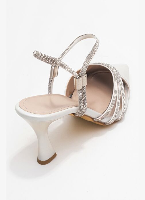 LAVIE Sedef Cilt Şerit Taşlı Kadın Abiye Ayakkabı - Görsel 6